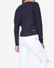 MERCY TAIL SWEATER - NAVY