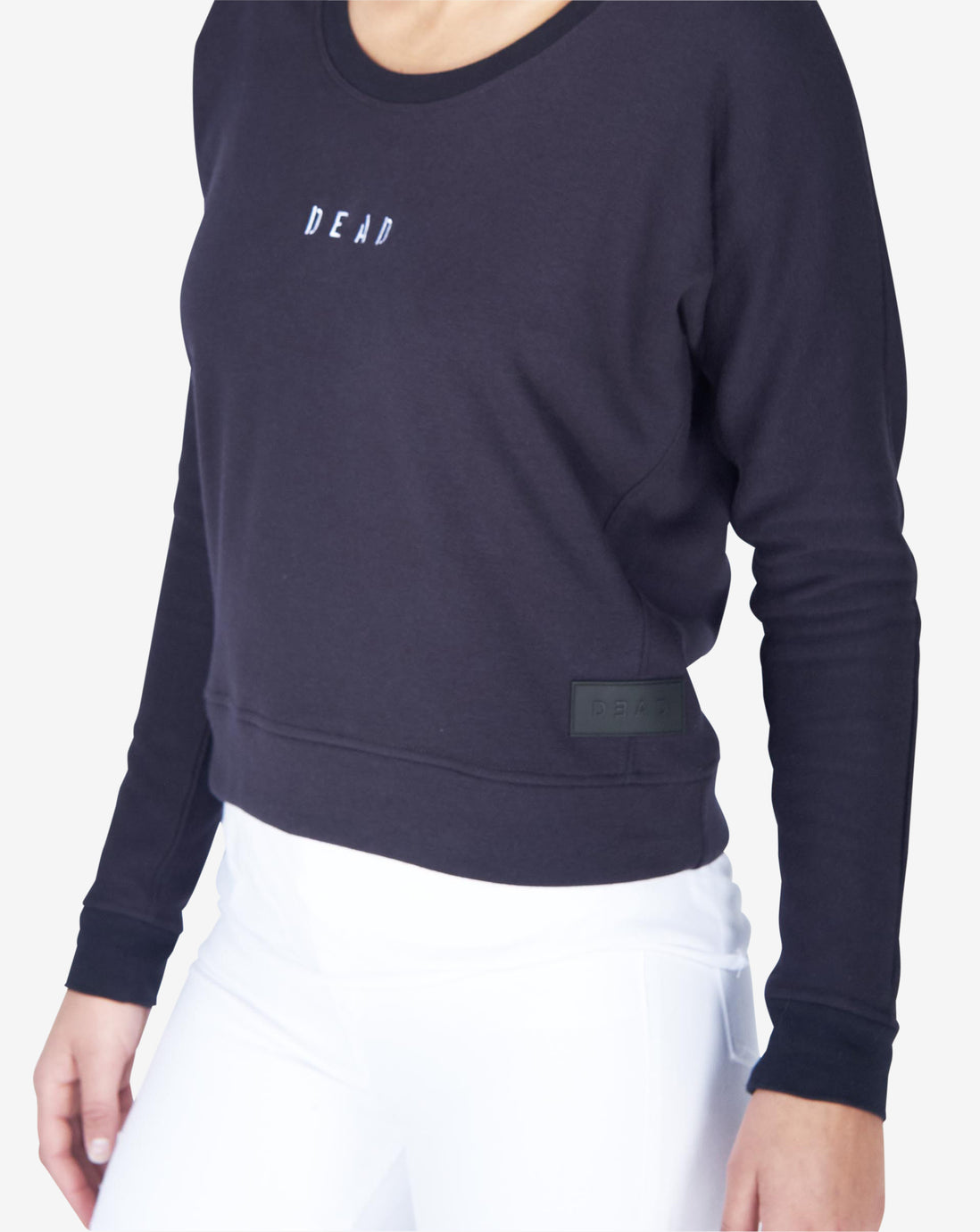 MERCY TAIL SWEATER - NAVY