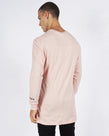 UNKNOWN LONG SLEEVE TEE- ROSE QUARTZ