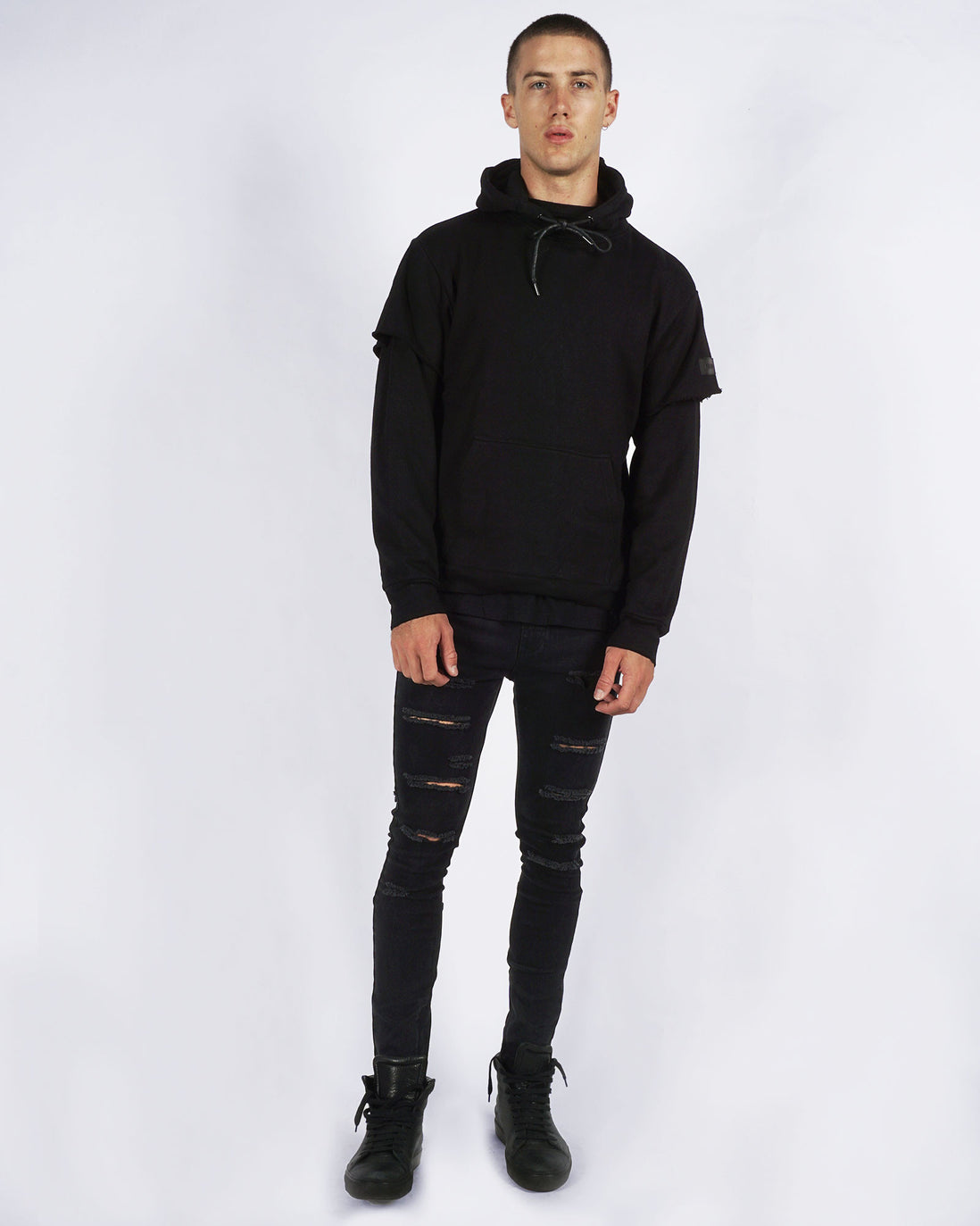 SOHO REPEAT HOOD - BLACK