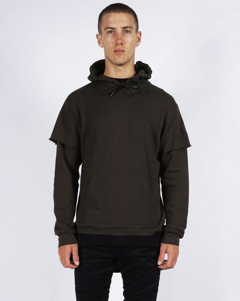 SOHO REPEAT HOOD - OLIVE