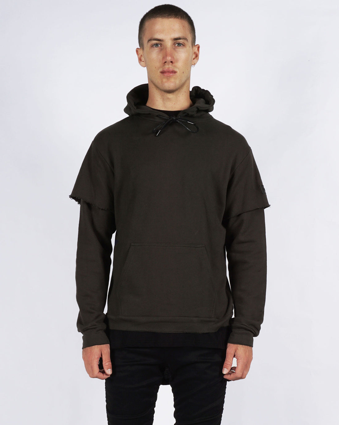 SOHO REPEAT HOOD - OLIVE