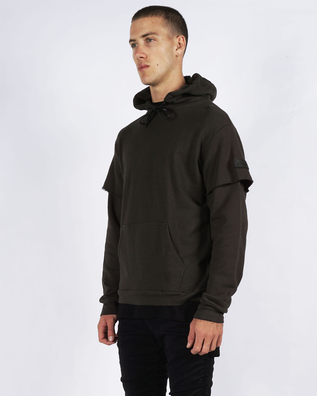 SOHO REPEAT HOOD - OLIVE