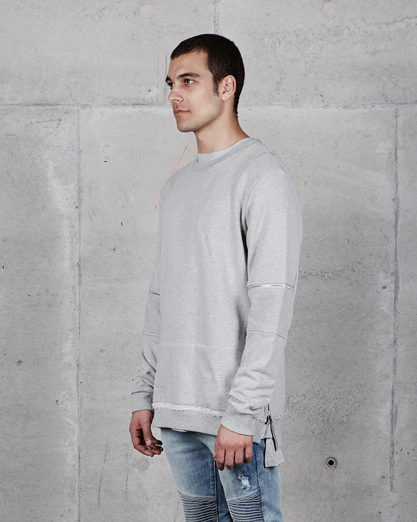 MINIMAL ZIP CREW