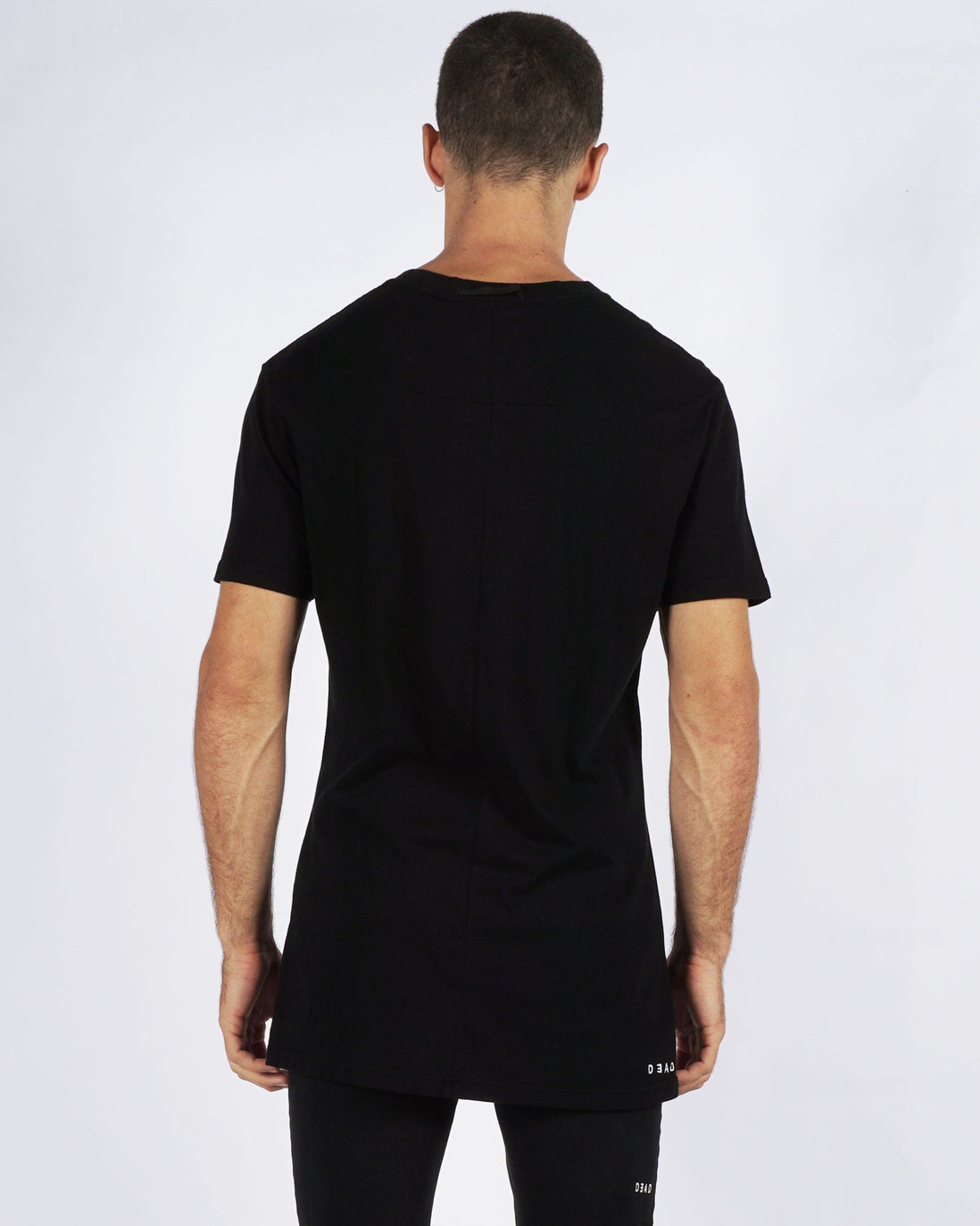 DROPPED TEE - BLACK