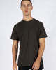 DROPPED TEE - DARK OLIVE