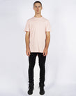 DROPPED TEE - ROSE QUARTZ