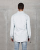 DESTROYED DENIM SHIRT - LIGHT BLUE