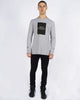 UNKNOWN LONG SLEEVE TEE - LIGHT GREY MARLE
