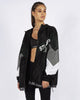 TRI COLOUR RUNNER JACKET - BLACK/OLIVE