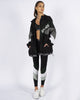 TRI COLOUR RUNNER JACKET - BLACK/OLIVE