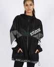 TRI COLOUR RUNNER JACKET - BLACK/OLIVE