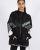 TRI COLOUR RUNNER JACKET - BLACK/OLIVE