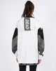 TRI COLOUR RUNNER JACKET - WHITE/BLACK