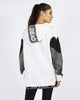 TRI COLOUR RUNNER JACKET - WHITE/BLACK
