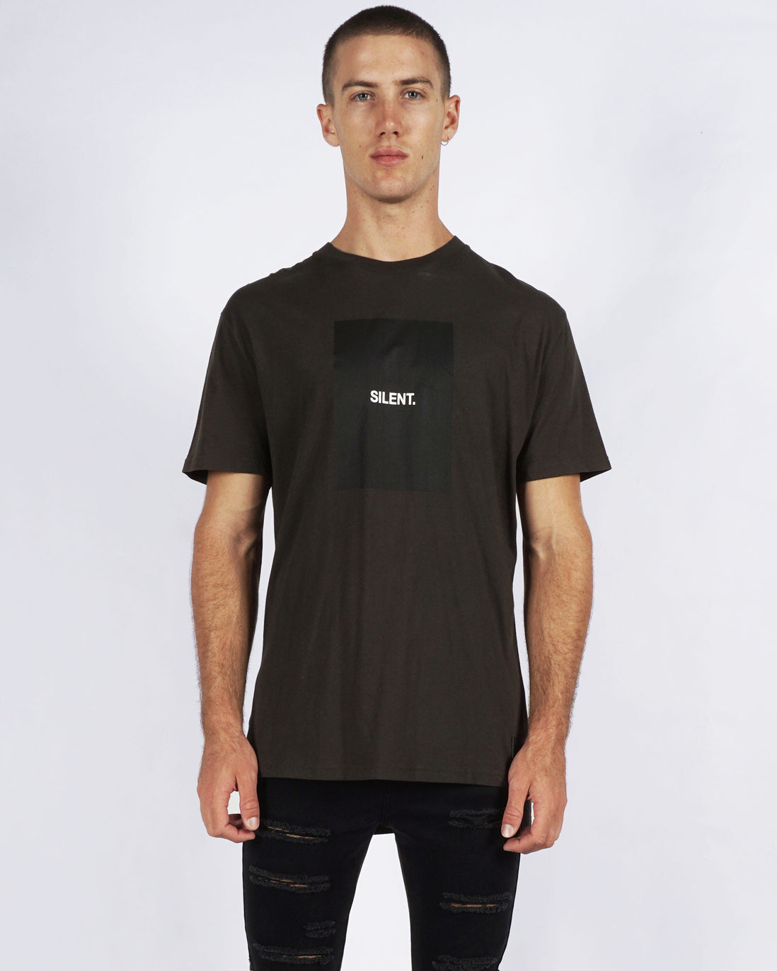 SILENT TEE - DARK OLIVE