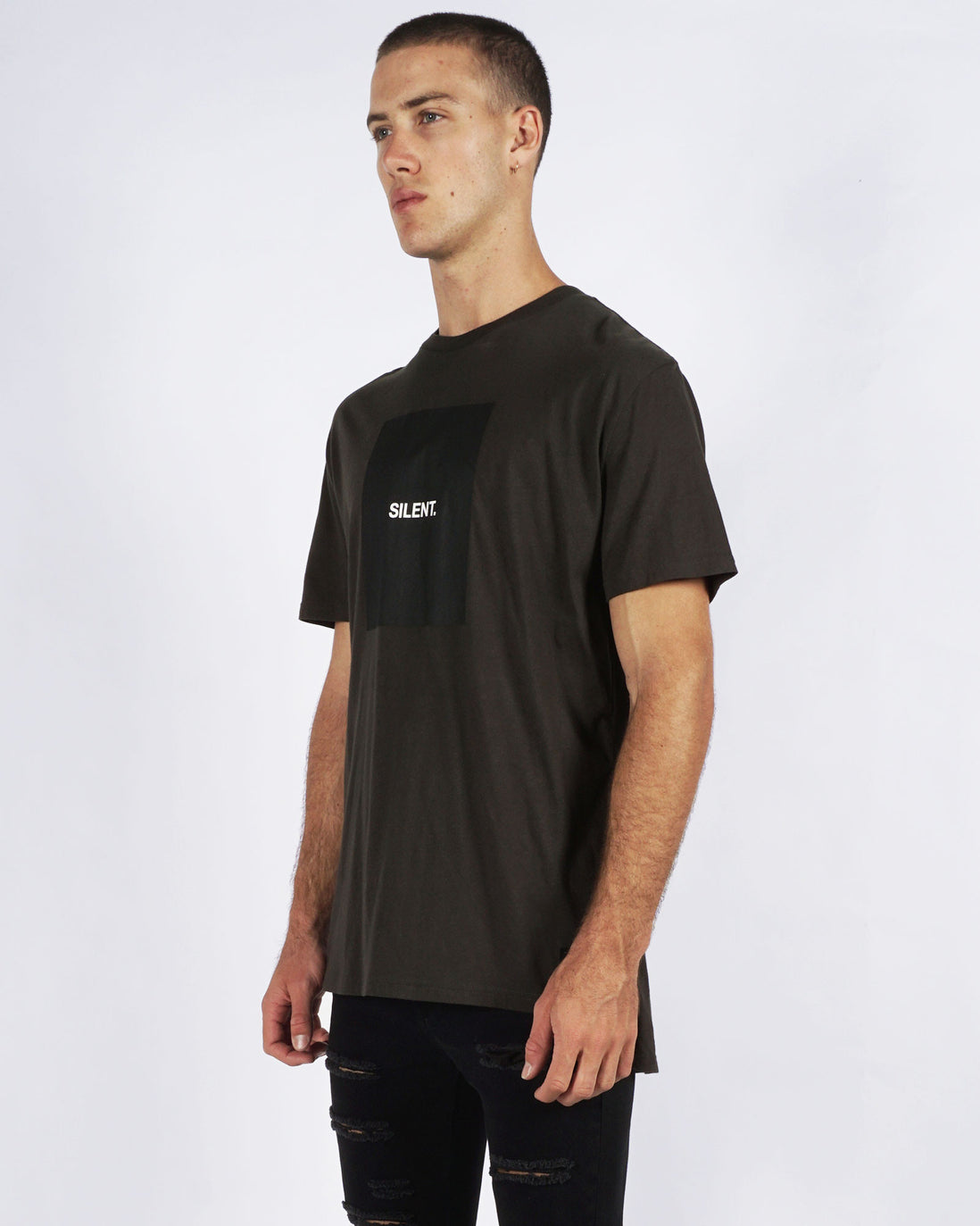 SILENT TEE - DARK OLIVE