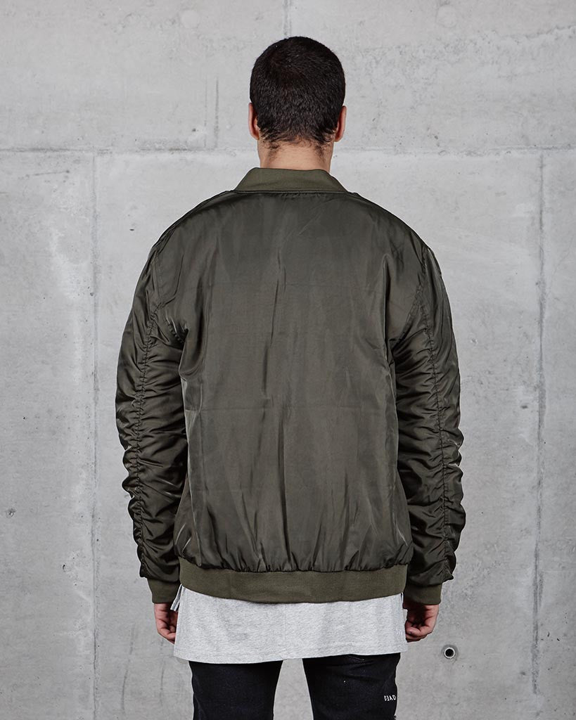 OLIVE MA-1 BOMBER JACKET