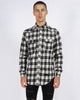 KURT FLANNO SHIRT - BLACK/WHITE