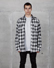 KURT FLANNO SHIRT - BLACK/WHITE
