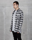 KURT FLANNO SHIRT - BLACK/WHITE