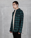 KURT FLANNO SHIRT - GREEN/BLACK