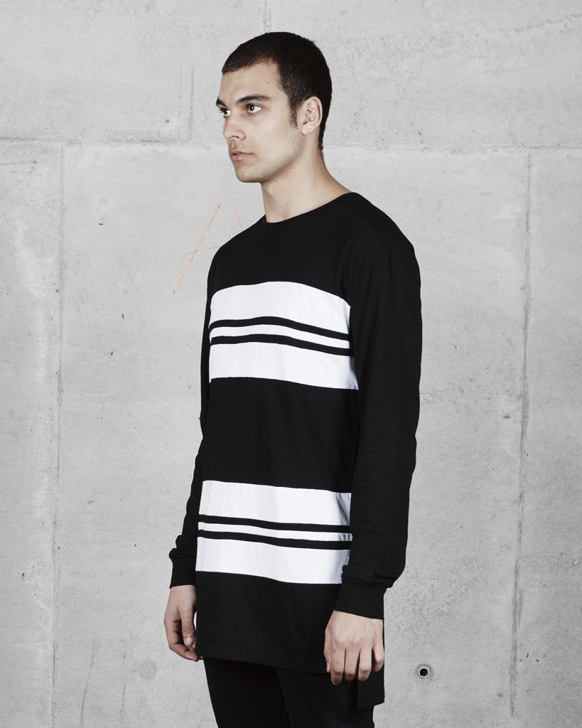 ESSENTIAL STRIPE LONG SLEEVE TEE