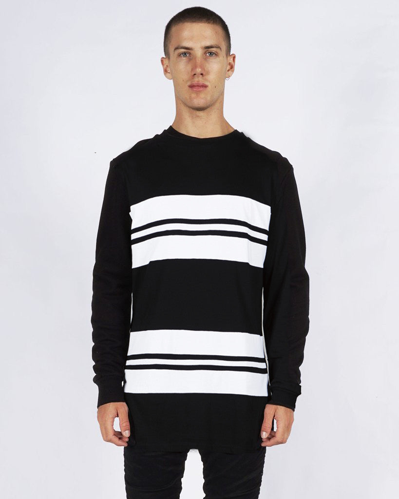 ESSENTIAL STRIPE LONG SLEEVE TEE