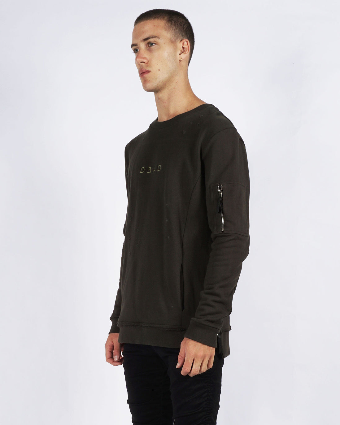WARFARE SWEATER - OLIVE