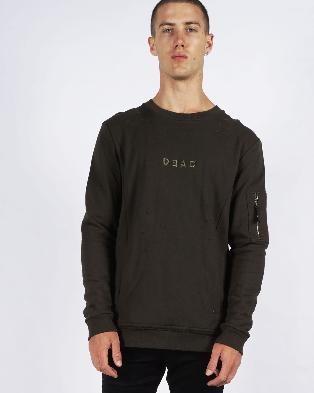 WARFARE SWEATER - OLIVE