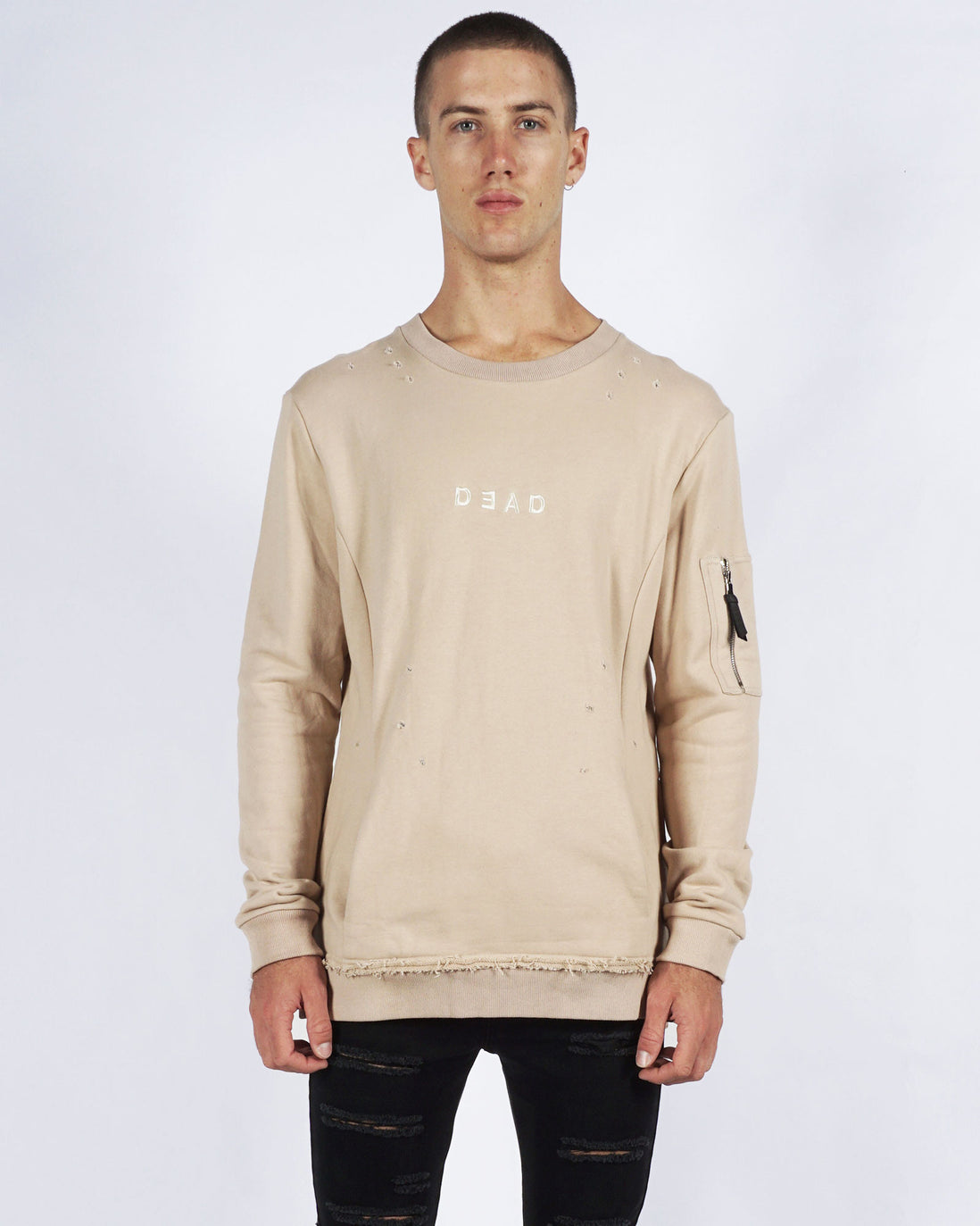 WARFARE SWEATER BEIGE