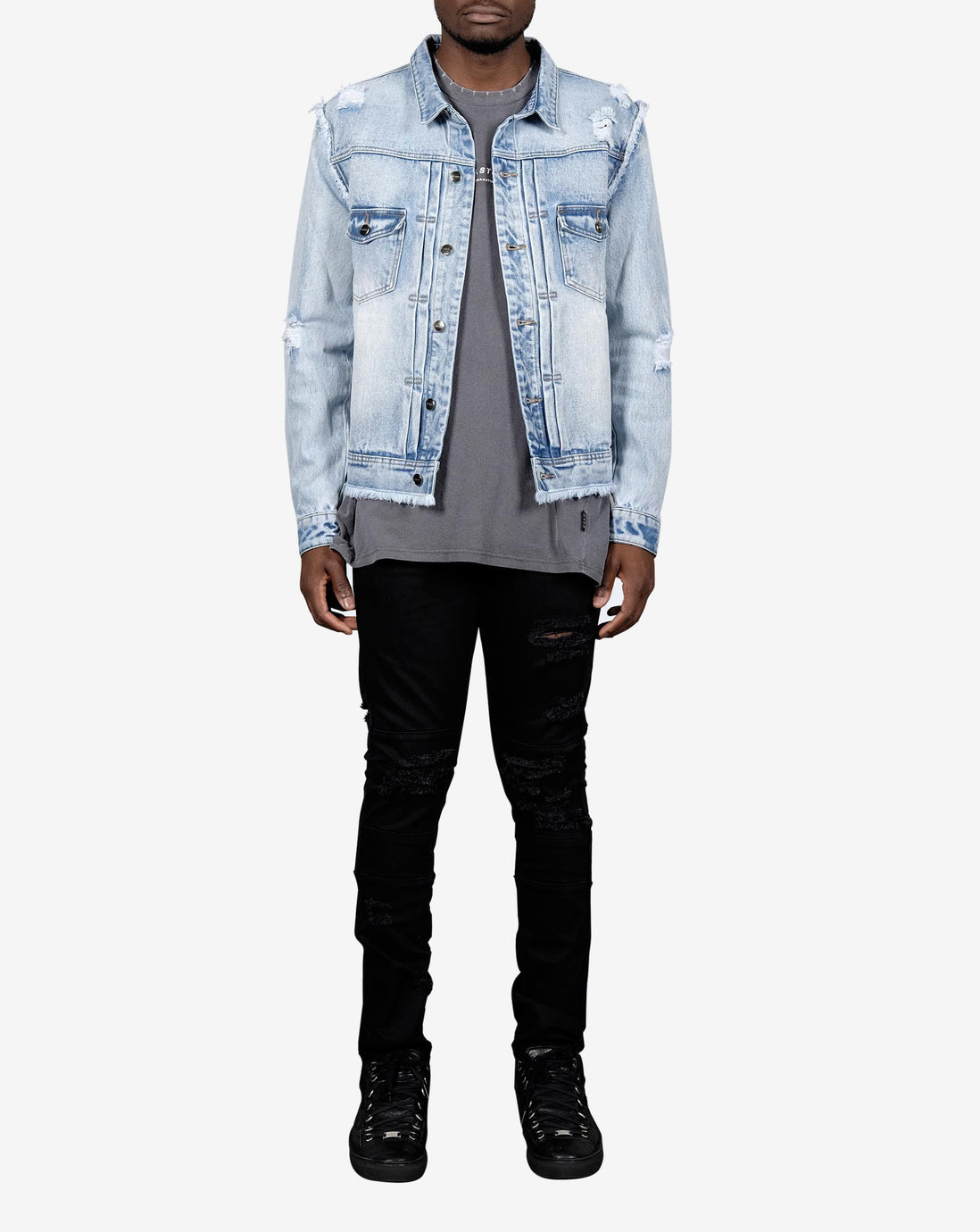 PRE ORDER - RELIC DENIM JACKET- BLEACH INDIGO