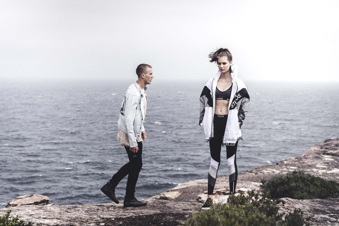 TRI COLOUR RUNNER JACKET - WHITE/BLACK