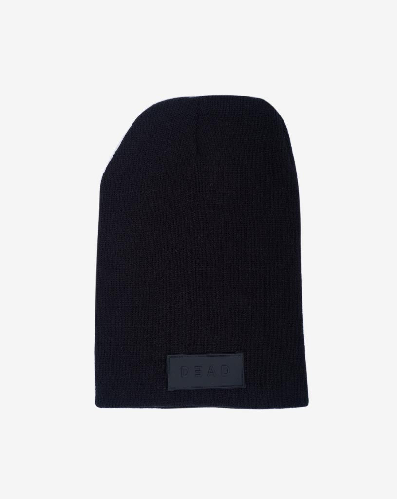 DEAD LONG BEANIE- BLACK