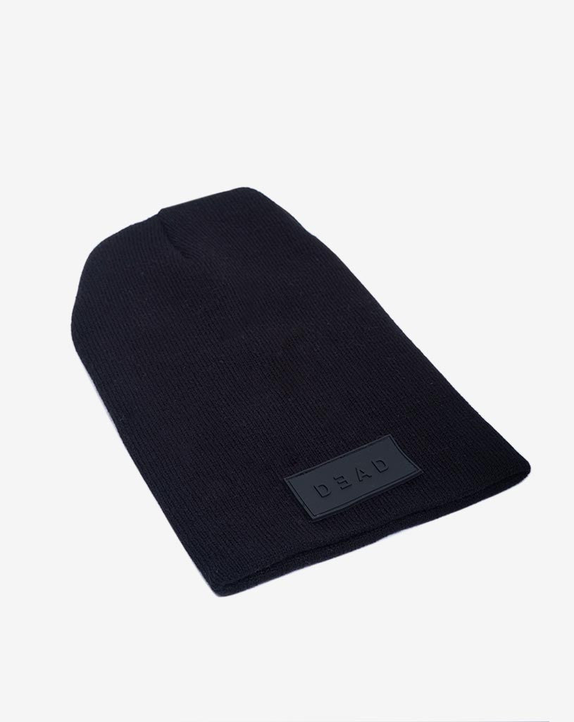 DEAD LONG BEANIE- BLACK