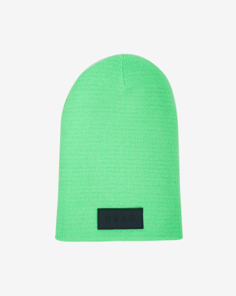 DEAD LONG BEANIE- NEON GREEN