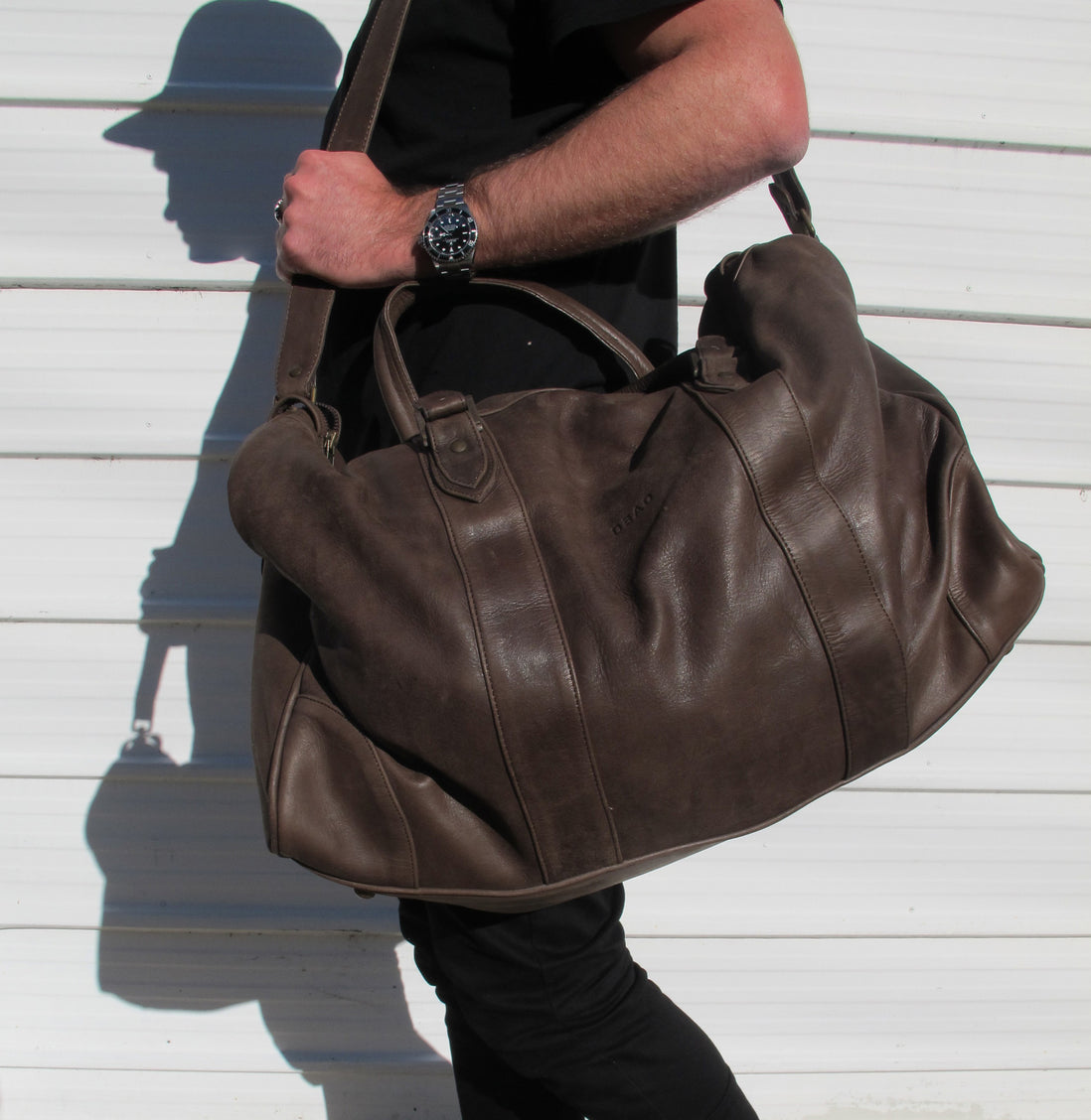 Leather Overnighter