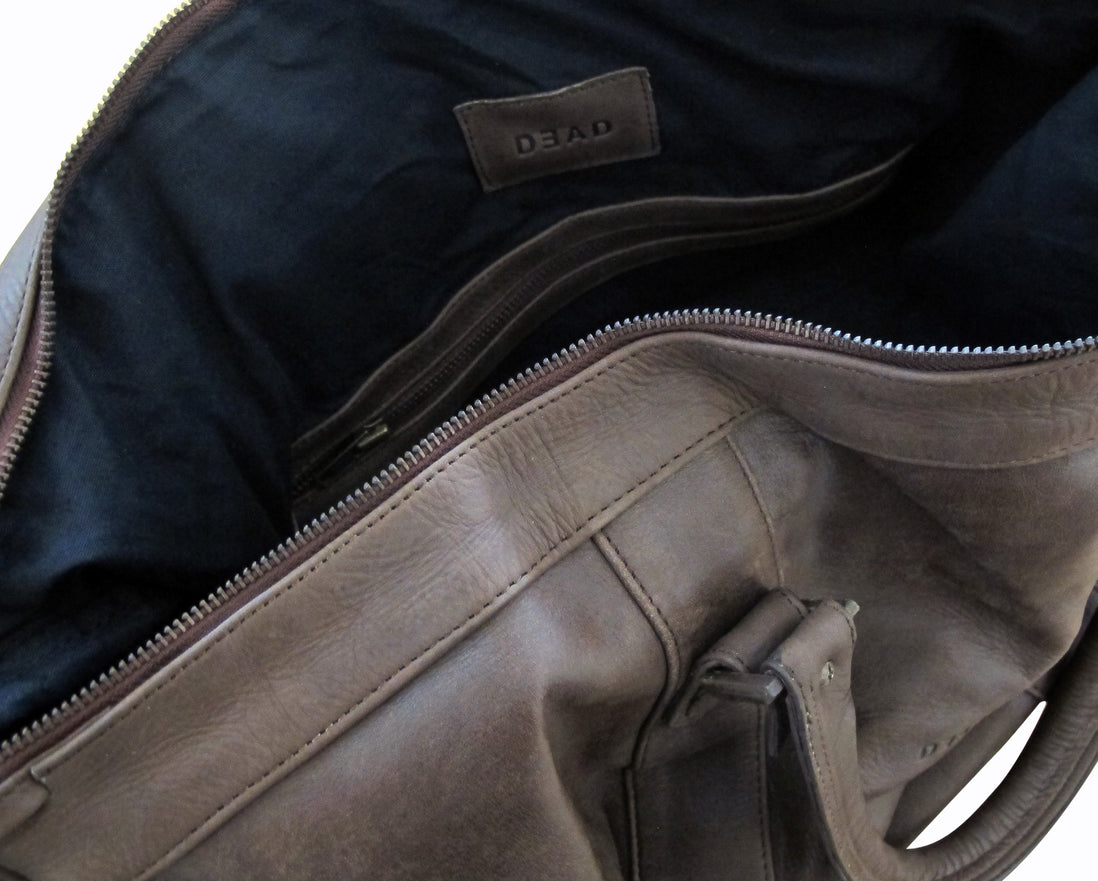 Leather Overnighter