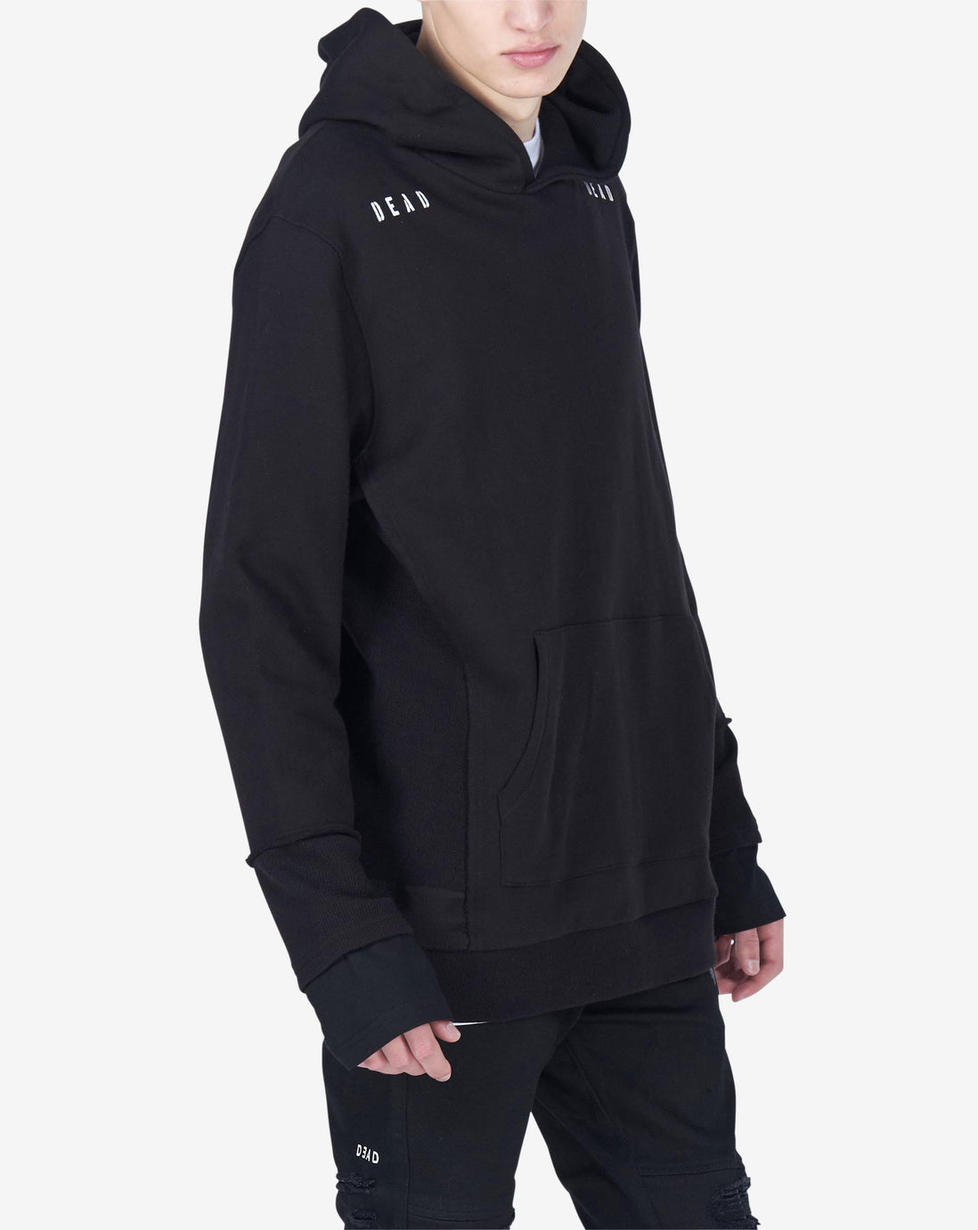 TRIPLE LAYER HOOD - BLACK