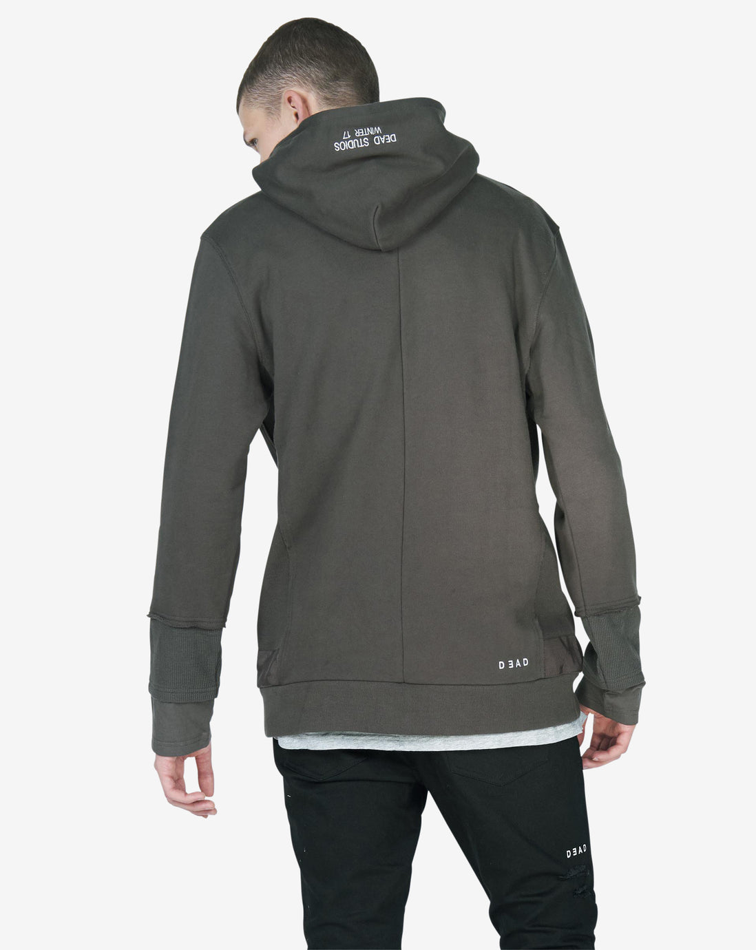 TRIPLE LAYER HOOD - OLIVE