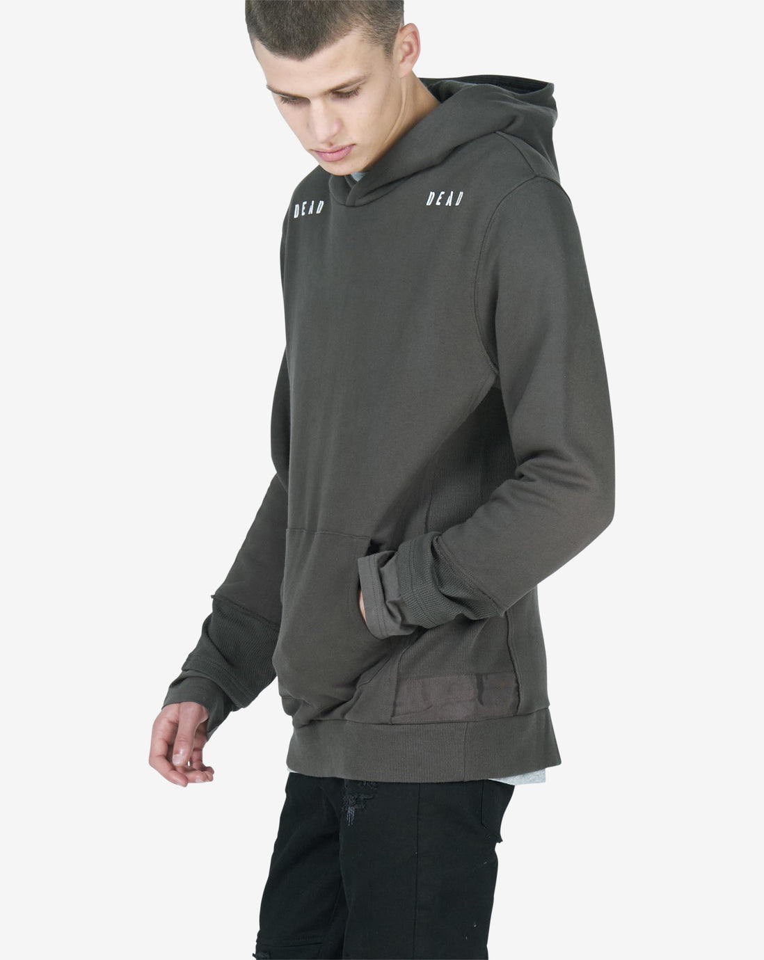 TRIPLE LAYER HOOD - OLIVE