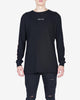 WASTED & DESTROY LS TEE - BLACK
