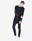 WASTED & DESTROY LS TEE - BLACK
