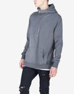 ZIP FUNNEL HOOD - GREY