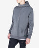 ZIP FUNNEL HOOD - GREY
