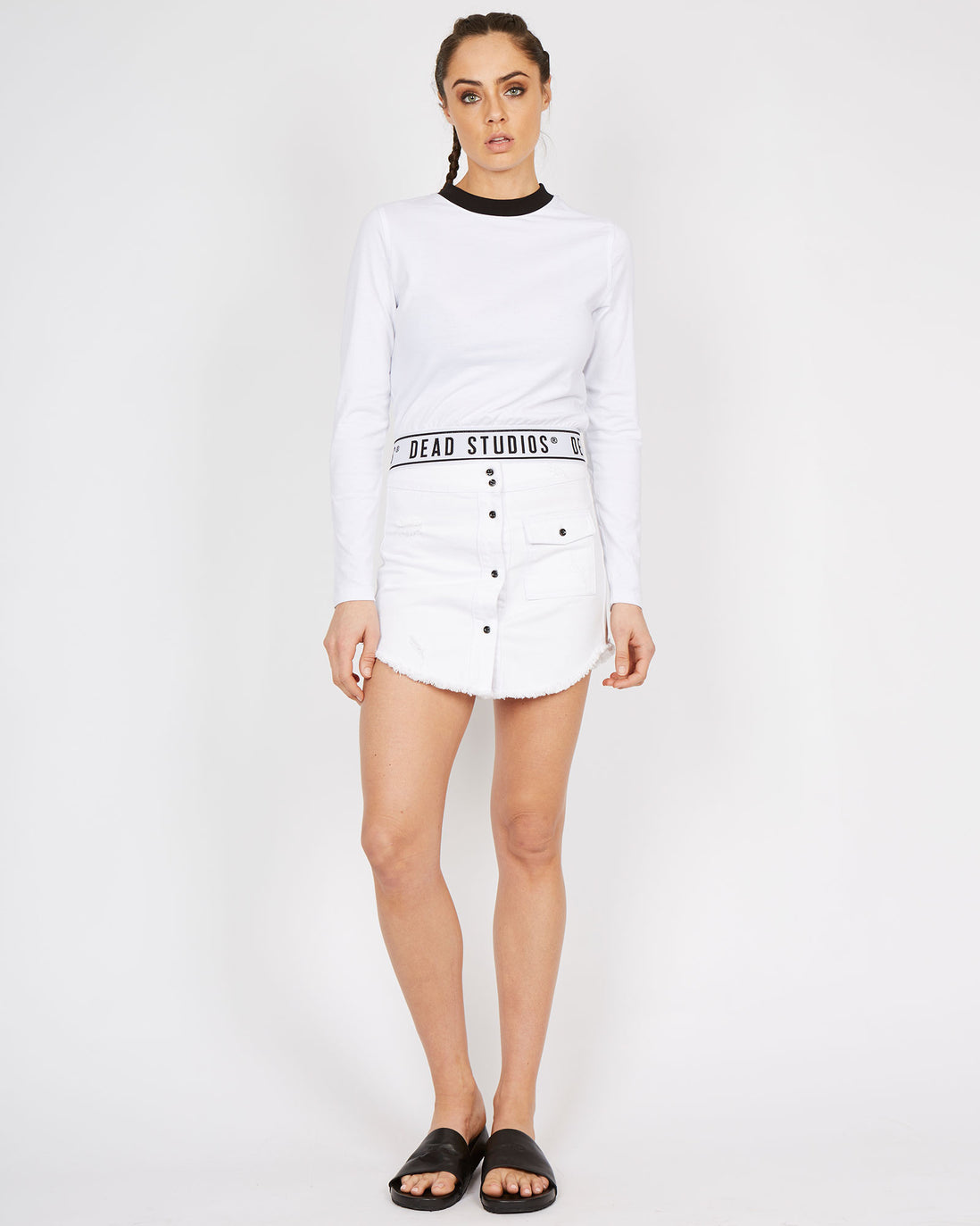 TEAM BAND LONG SLEEVE CROP