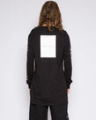 NAVIGATION DROPPED LONG SLEEVE TEE - BLACK