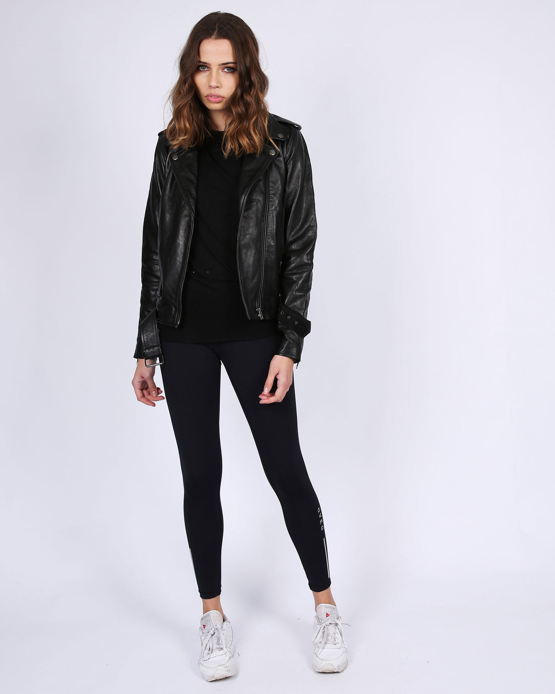 LEATHER BIKER JACKET
