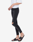 SKINNY AND HIGH JEAN - WASHED BLACK