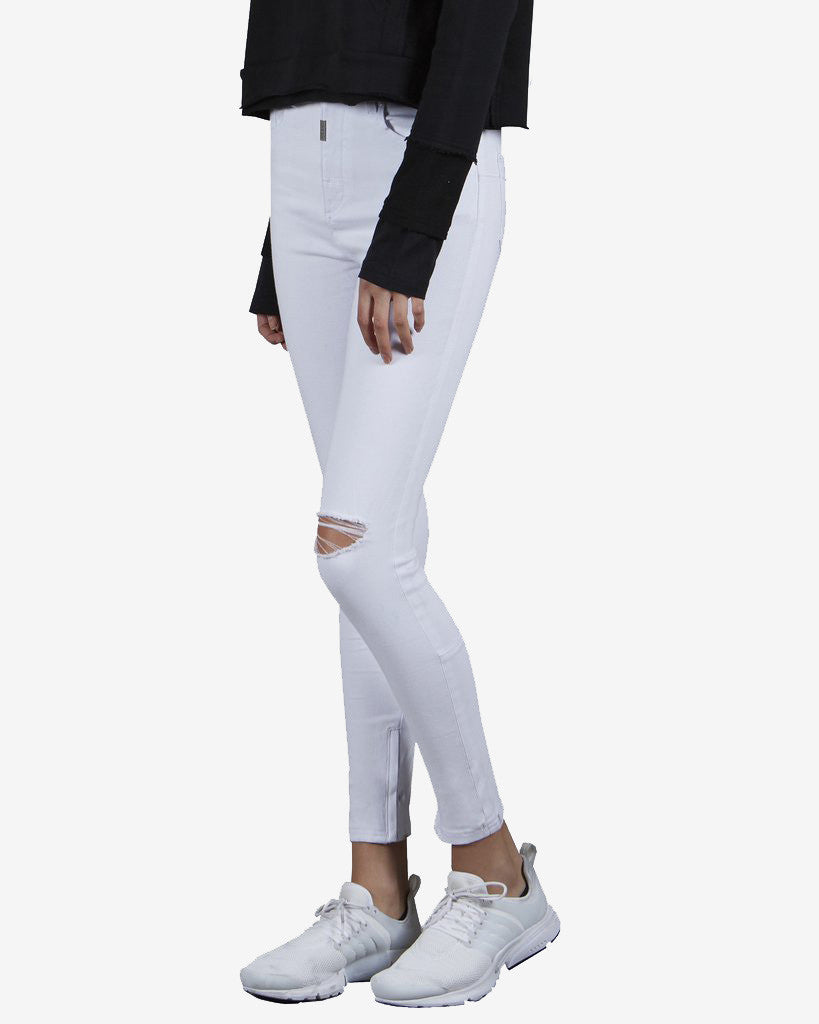 SKINNY AND HIGH JEAN - WHITE